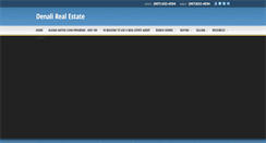 Desktop Screenshot of denalirealestate.com